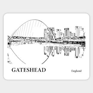 Gateshead England Sticker